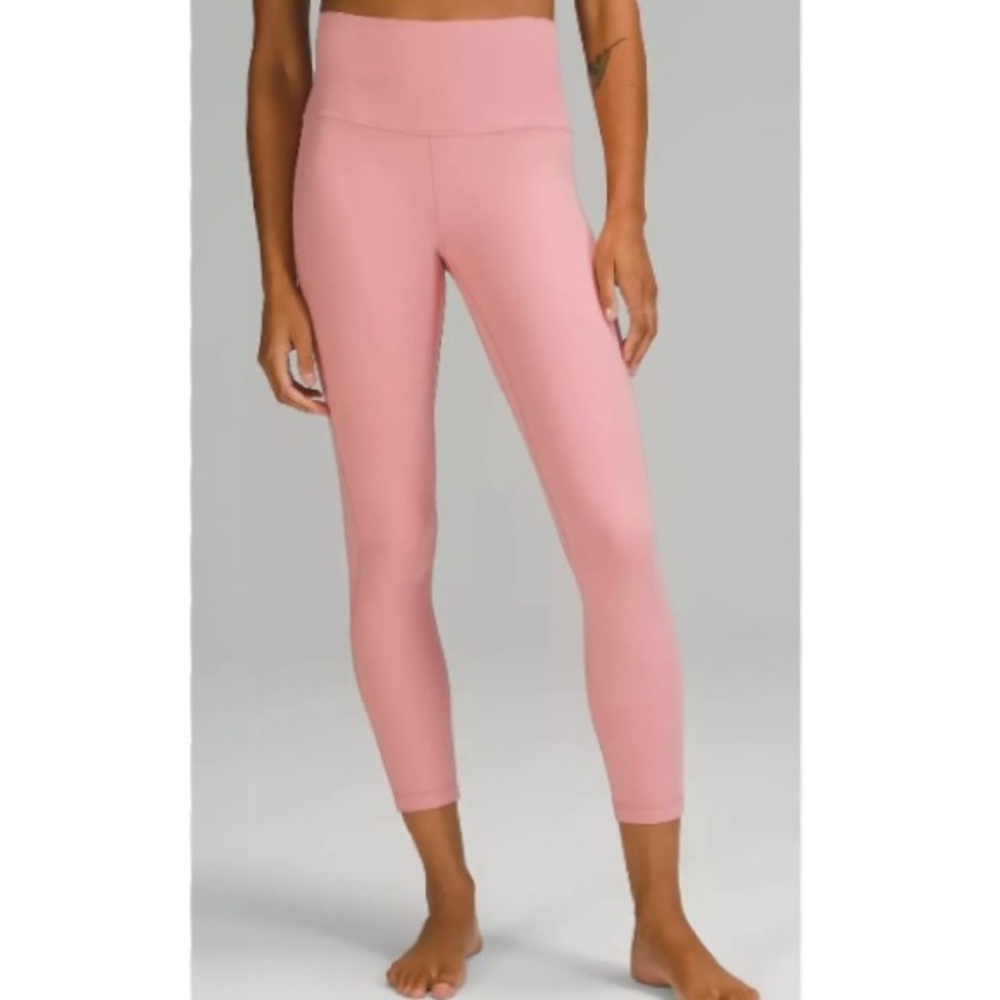 NWT Lululemon Align HR Leggings 25” Pink Puff - size 4